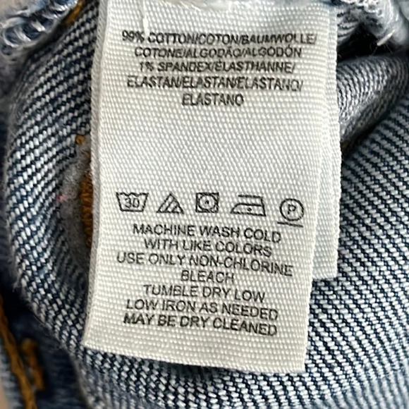 We The Free Stella High Rise Button Fly Skinny Jeans - Size 25 - Picture 6 of 8